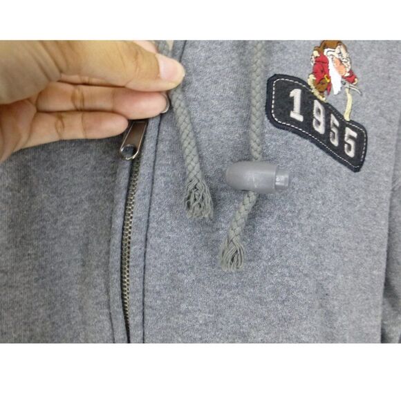 Disneyland Grumpy Snow White Character Grey Hooded Zip-Up Jacket - Picture 7 of 13